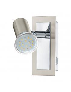 EGLO 90914 - ROTTELO Living Room Lamp in Matte Nickel-Steel, Chrome