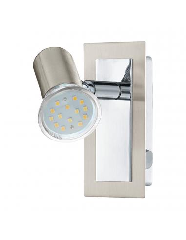 EGLO 90914 - ROTTELO Living Room Lamp in Matte Nickel-Steel, Chrome