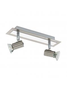 EGLO 90915 - ROTTELO Living Room Lamp in Matte Nickel-Steel, Chrome