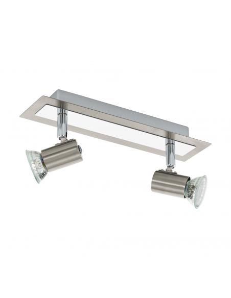 EGLO 90915 - ROTTELO Living Room Lamp in Matte Nickel-Steel, Chrome