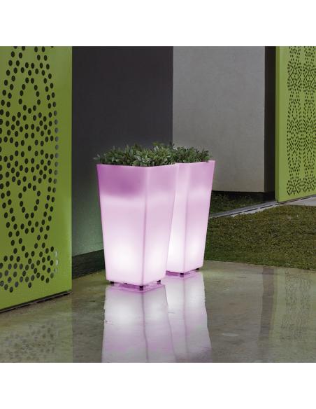 Melissa planter with battery and RGB light 30 cm