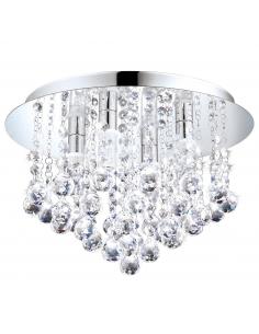 4-light G9 glass ceiling lamp - EGLO Almonte