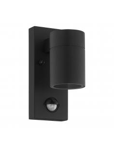 Black wall light with sensor - EGLO Riga5