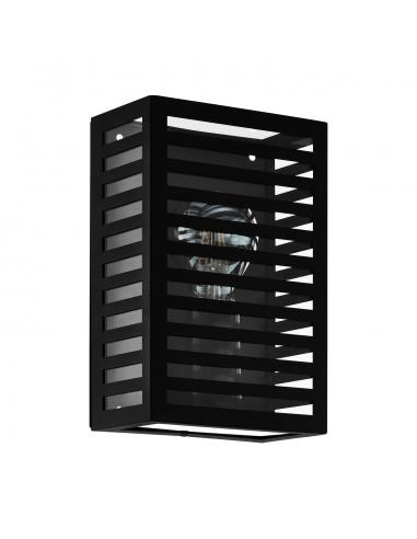 Outdoor wall light E27 black - EGLO Alamonte3