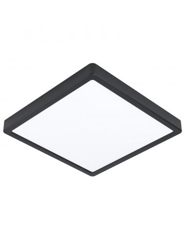 Plafón exterior Led  cuadrado aluminio negro - Eglo ArgolisZ