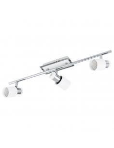 EGLO 92086 - DAVIDA Living Room Lamp in Chrome Steel, white