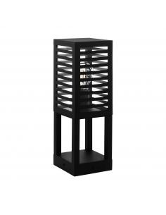 E27 black metral wall lamp IP44 - EGLO Alamonte3