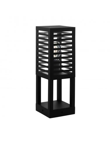 E27 black metral wall lamp IP44 - EGLO Alamonte3