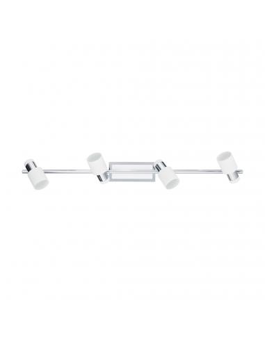 EGLO 92087 - DAVIDA Living Room Lamp in Chrome Steel, white