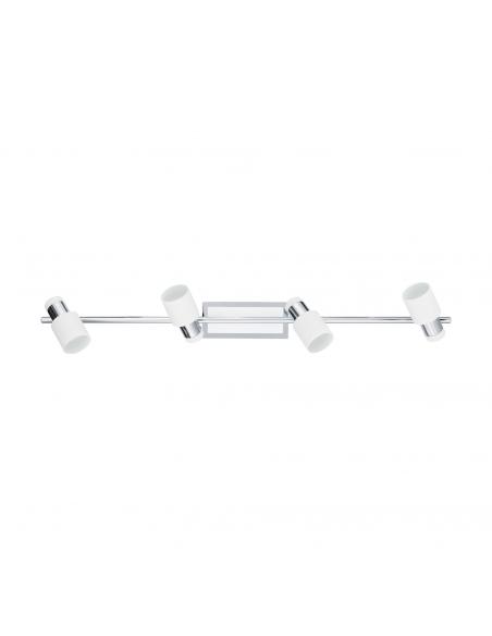 EGLO 92087 - DAVIDA Living Room Lamp in Chrome Steel, white
