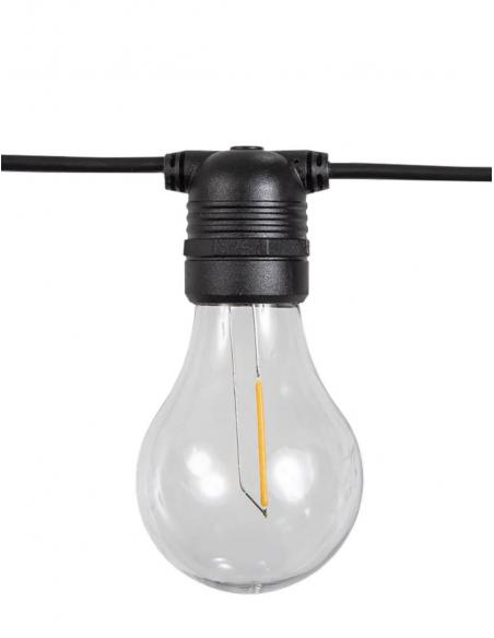 Black garland for solar charge and battery - NEWGARDEN Allegra