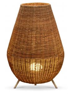 Wicker lamp 70 cm rechargeable battery - NEWGARDEN Saona