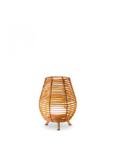 Natural fiber table lamp without...