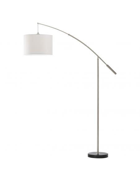 EGLO 92206 - NADINA Living Room Lamp in Nickel-matte Steel and Textile with Velcro closure