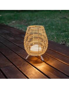 Natural fiber table lamp... 2