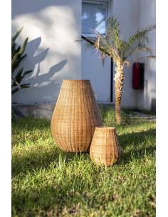 Wicker lamp 70 cm rechargeable battery - NEWGARDEN Saona 2