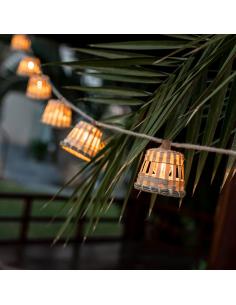 Decorative garland natural fiber - NEWGARDEN Aurora 2