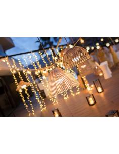 Natural fiber pendant lamp without cables - NEWGARDEN Reona 2