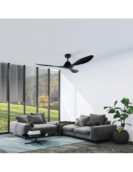 Ventilador con mando y función inversa