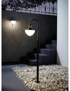 EGLO 97285 - SIRMIONE Wall lamp in galvanized steel and matte opaline glass 2