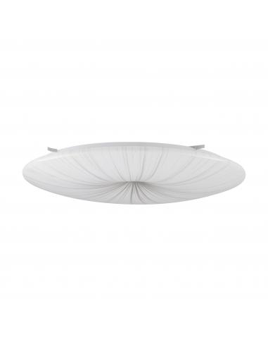Round white LED ceiling light gold details Ø51 cm - EGLO Nieves1