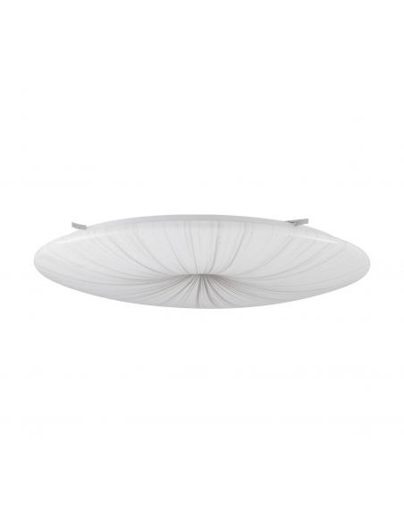 Round white LED ceiling light gold details Ø51 cm - EGLO Nieves1
