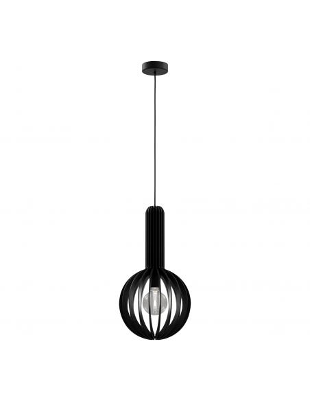 Black wooden pendant lamp - EGLO Velasco