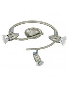 EGLO 92643 - MAGNUM-LED Living Room Lamp in Matte Nickel-Steel, Chrome