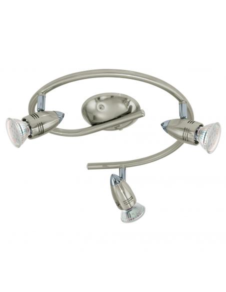 EGLO 92643 - MAGNUM-LED Living Room Lamp in Matte Nickel-Steel, Chrome