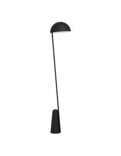 Lámpara de pie acero negro moderna - Eglo Aranzola