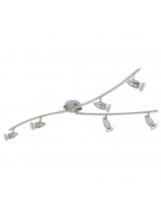 EGLO 92645 - MAGNUM-LED Living Room Lamp in Nickel-matte Steel, chrome