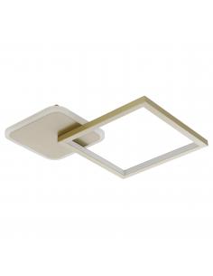 Golden square LED ceiling lamp - EGLO Gafares