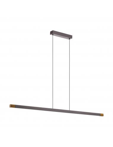Lámpara colgante LED gris 22W 3000K - Eglo Lisciana
