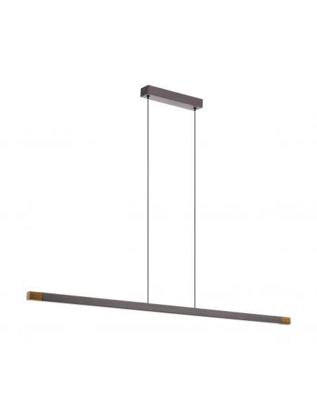 Lisciana 22W 3000K gray LED pendant lamp - EGLO