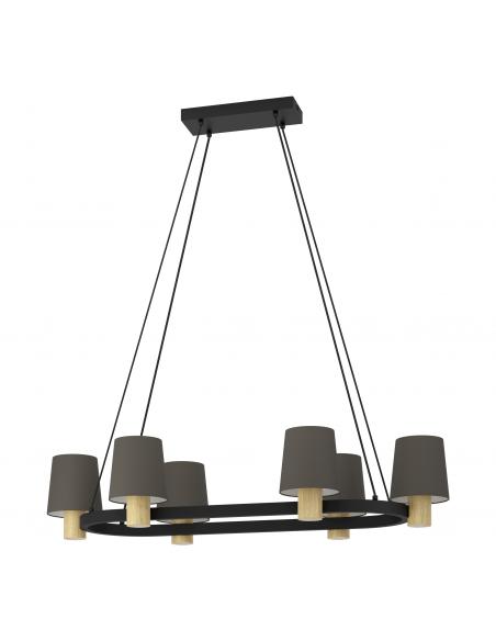 Original tricolor 6-light pendant lamp - EGLO Edale