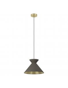 Gray pendant lamp with gold - EGLO Nastasia