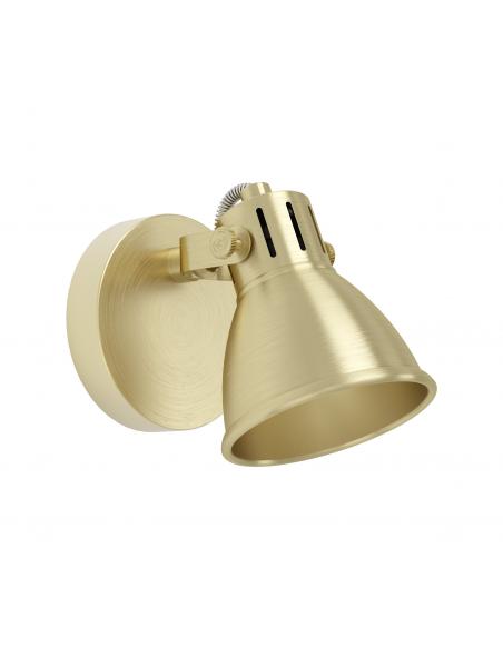 GU10 gold steel wall light - EGLO Seras