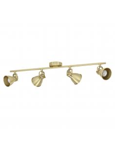 Ceiling lamp 4 lights GU10 gold steel - EGLO Seras