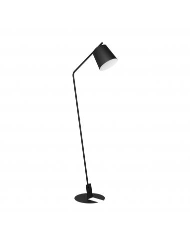 Black steel floor lamp - EGLO Oneda