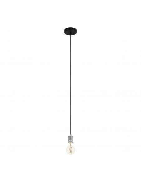 Silver steel pendel type pendant lamp - EGLO Yorth