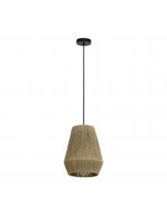 Brown thread textile pendant lamp - EGLO Alderney