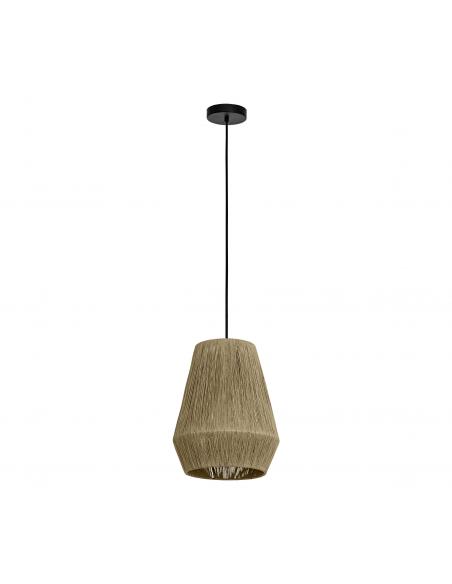 Brown thread textile pendant lamp - EGLO Alderney
