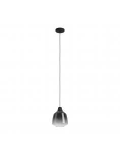 Smoked black crystal pendant lamp - EGLO Sedbergh