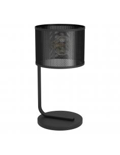 Black steel table lamp Ø 24 cm - EGLO Manby