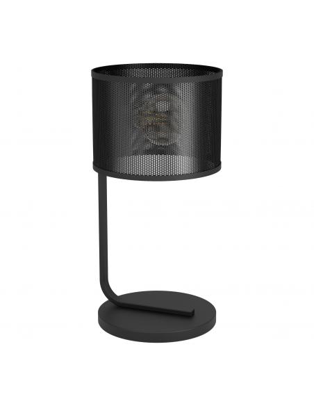 Black steel table lamp Ø 24 cm - EGLO Manby