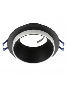 GU10 black aluminum recessed lamp Ø9 cm - EGLO Carosso