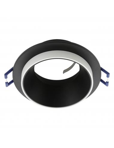 GU10 black aluminum recessed lamp Ø9 cm - EGLO Carosso