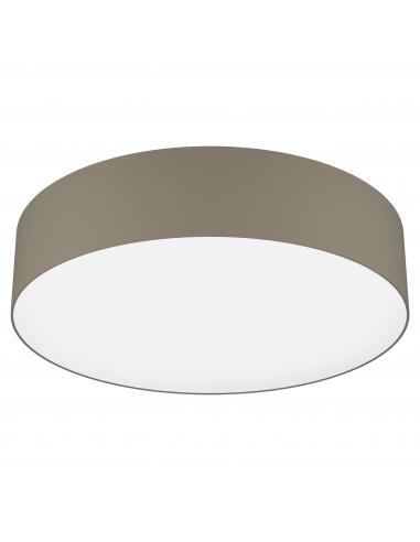 Plafón LED textil taupe inteligente - Eglo Romaoz