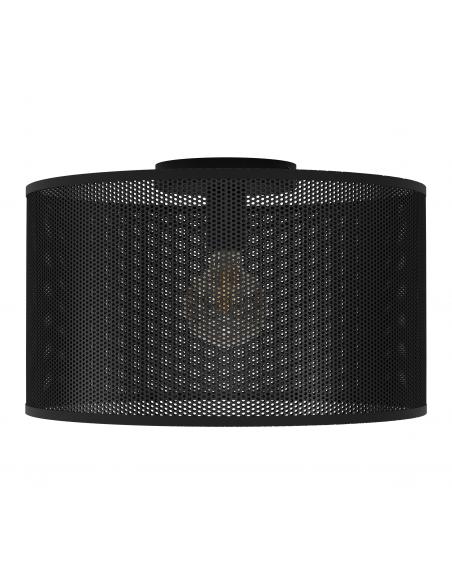 Black steel ceiling lamp - EGLO Manby