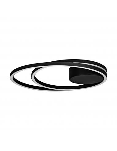 Minimalist black LED ceiling lamp - EGLO Ruotale